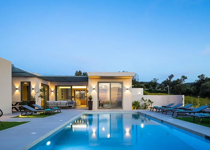 Villa Lynx - Sculpted In Light & Nature By Etouri Rethymno (Crete)